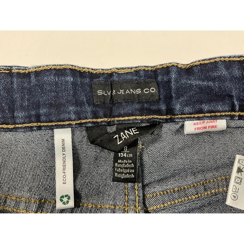 Silver Jeans Co Zane Triple 5 Bootcut Jeans Boys' Size 8 Eco-Friendly Denim - Picture 14 of 16